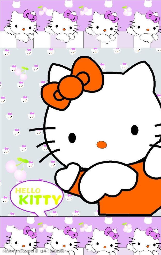 凯蒂猫粉红色hellokitty卡通图片