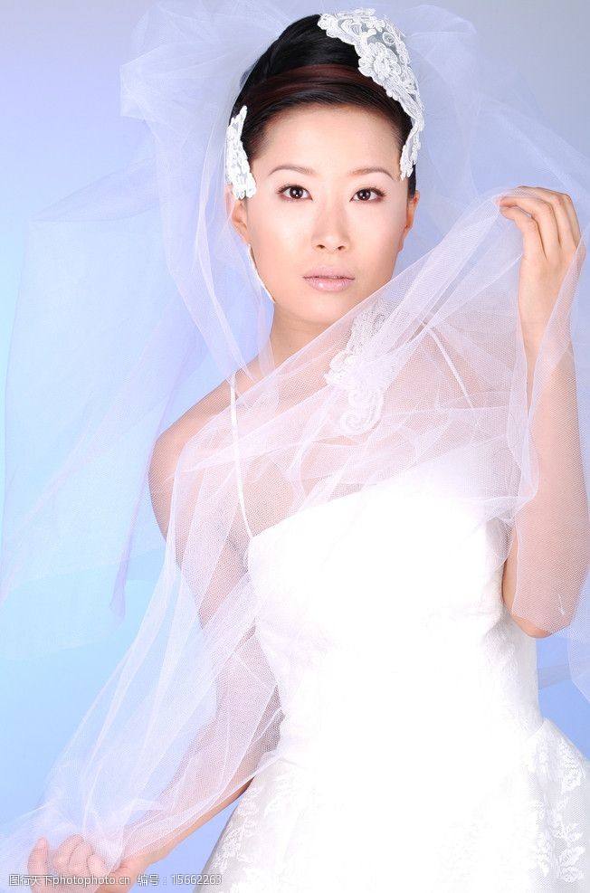 婚纱摄影样片美丽新娘图片