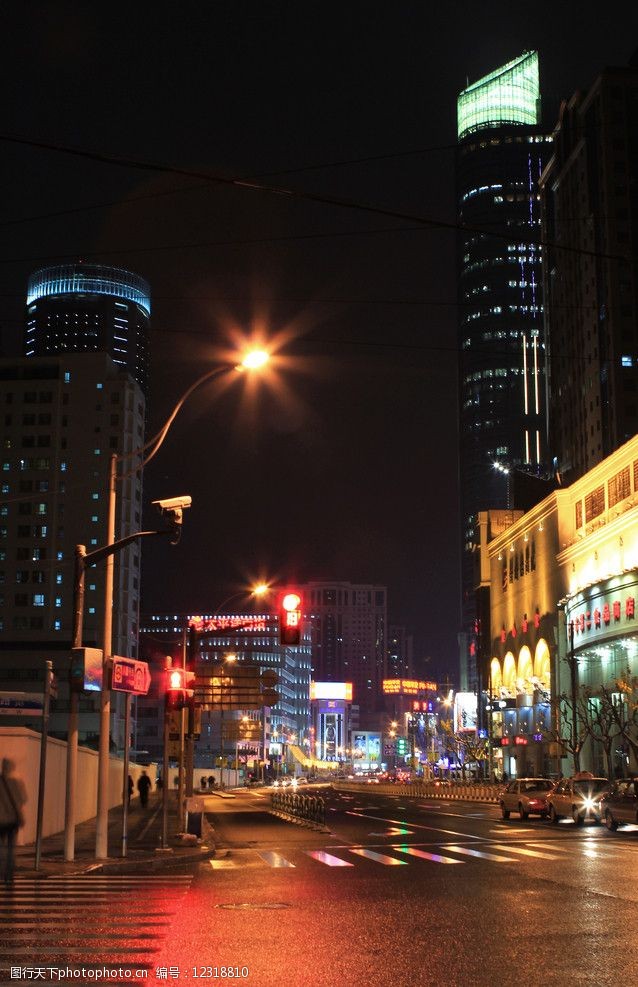 上海徐家汇夜景图片