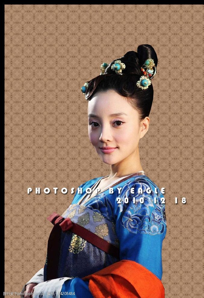 李小璐美人天下贺兰心儿psd
