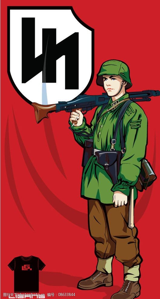 关键词:德国士兵 军装 二战 军队 枪 mg42 矢量原创图 其他人物 矢量