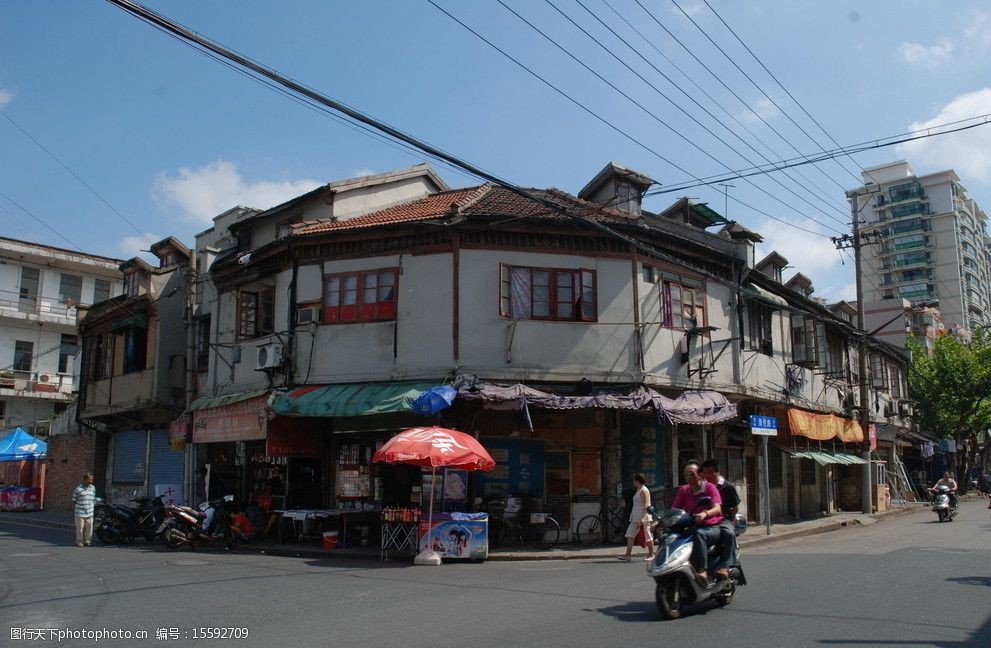 上海老街图片