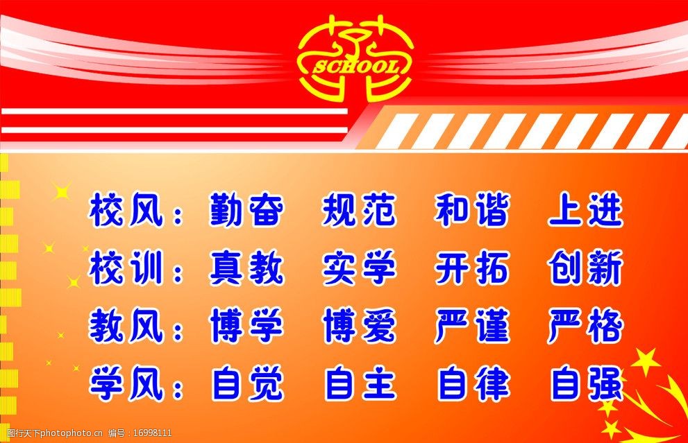学校校风宣传栏图片