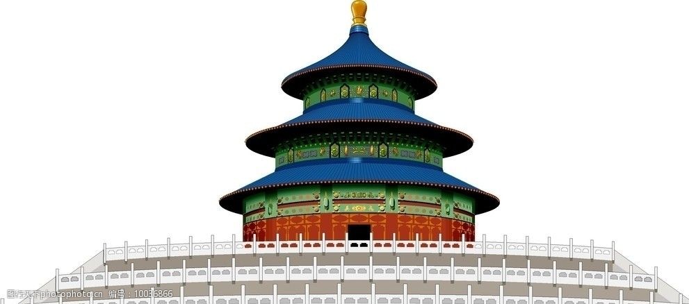北京著名建筑天坛图片