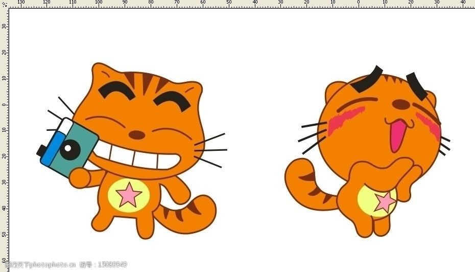 可爱卡通猫图片