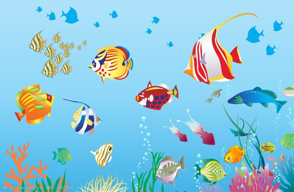 关键词:海底世界 小鱼儿 景观 海澡 海水 蓝色 鱼 海洋生物 生物世界