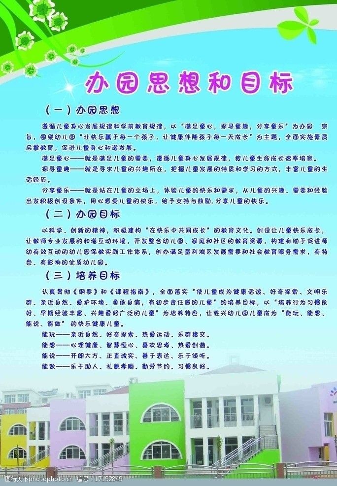 办学思想和目标图片