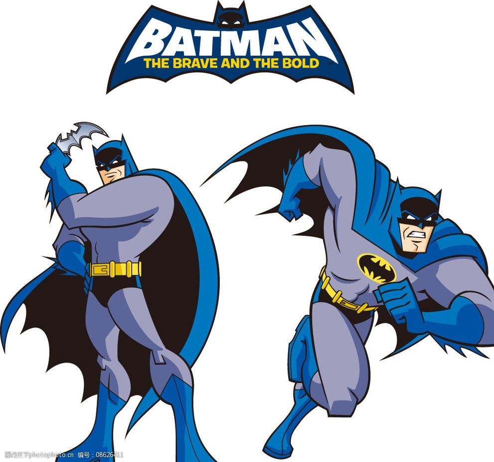 关键词:蝙蝠侠 卡通人物 人物 卡通 矢量人物