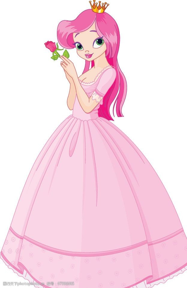 关键词:公主天使小女孩 小天使 小女孩 粉色 玫瑰 公主 可爱 矢量