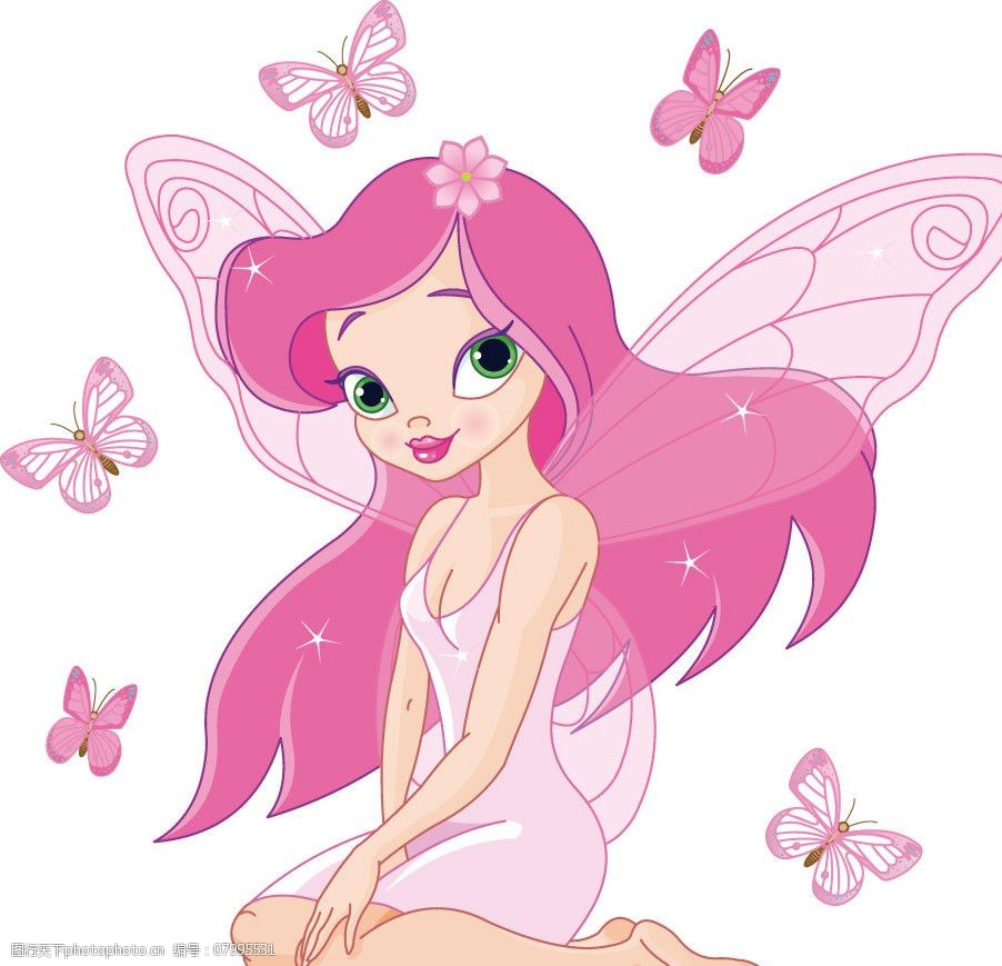 关键词:公主天使小女孩和蝴蝶 小天使 小女孩 粉色 公主 可爱 浪漫