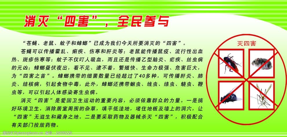 消灭四害全民参与