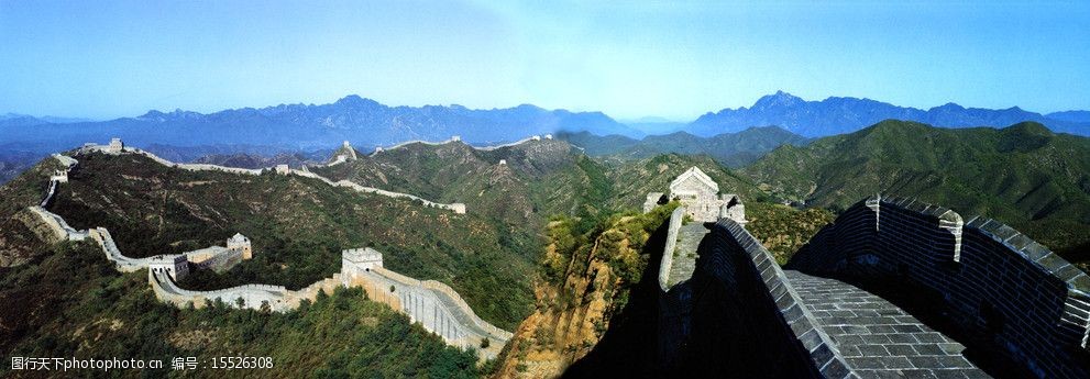 高清 长城 金山岭 八达岭 山峦 群山 高山 远山 人文景观 旅游摄影
