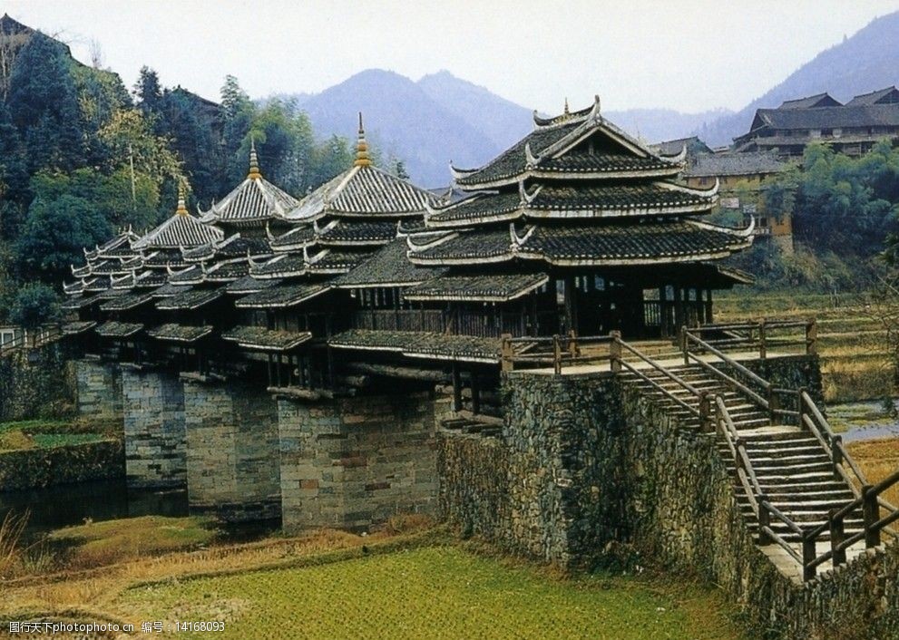 三江程阳风雨桥图片