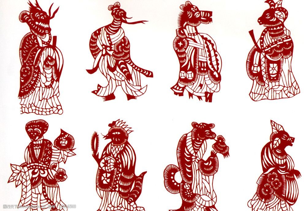 人身十二生肖图片