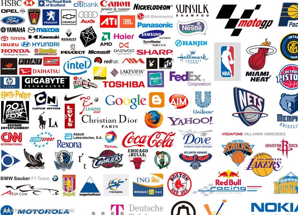 世界知名企业标志图片