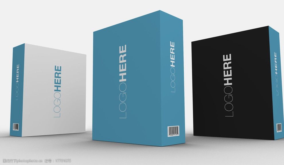 精美vi套装系列软件包装盒psd分层素材(效果图)图片