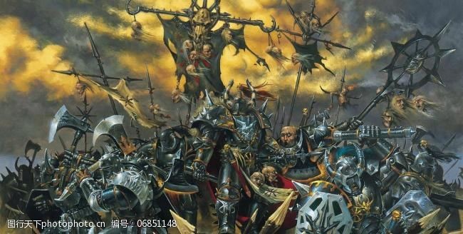 战场骷髅头魔鬼游戏图片