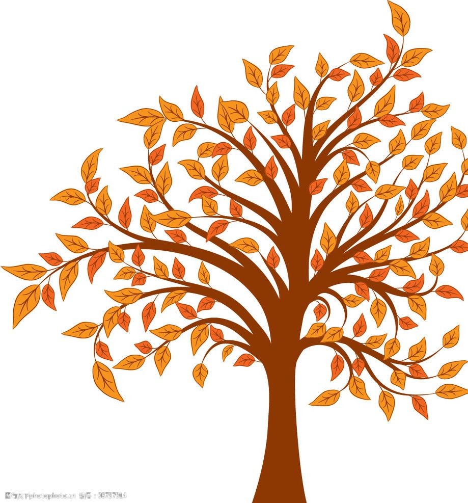 树木矢量素材图片