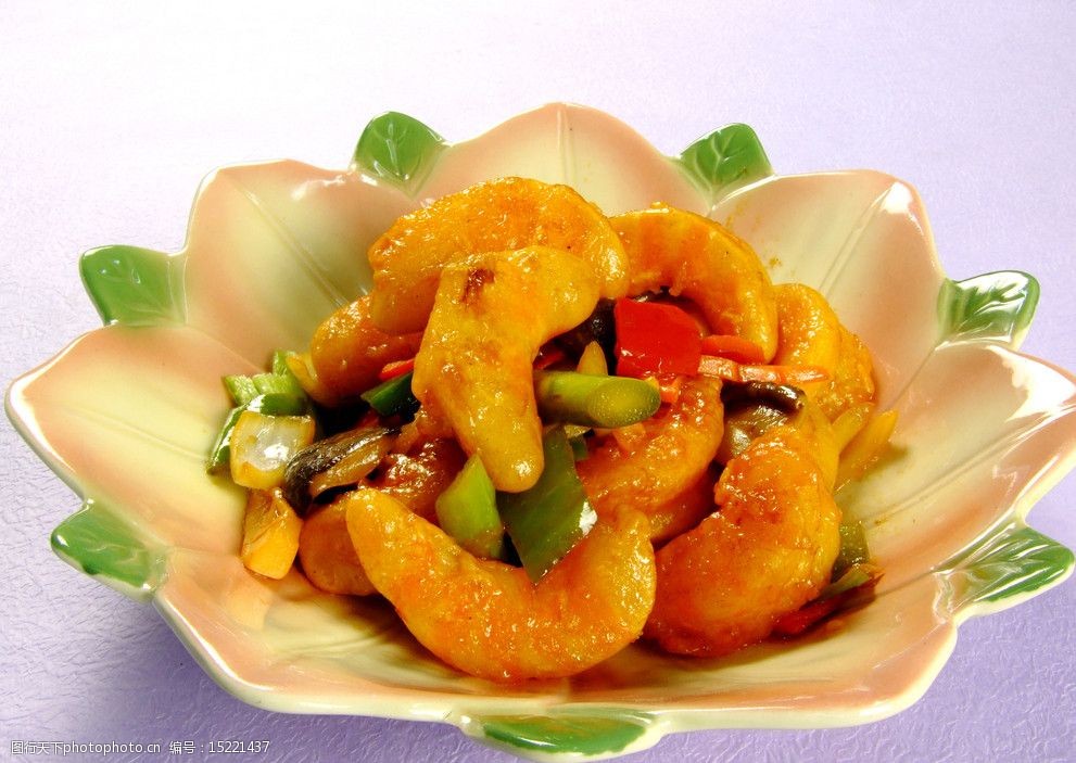 传统焦熘大虾皇图片