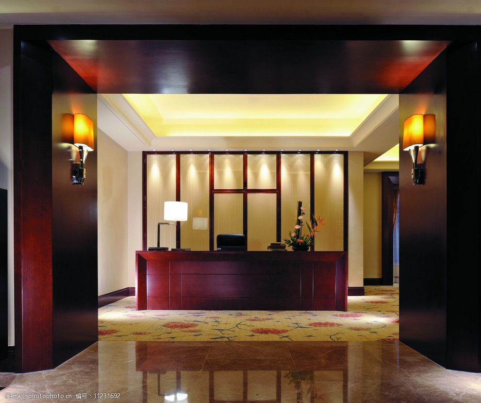酒店门厅设计图片图片-图行天下图库