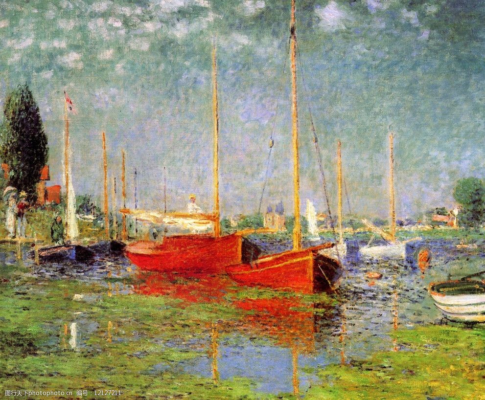 印象派油画图片