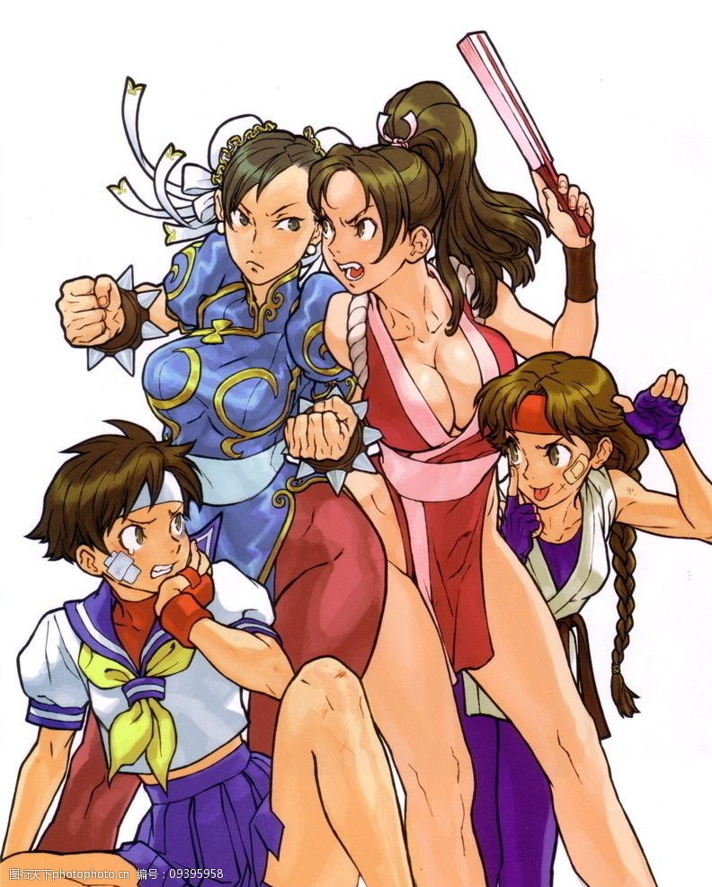 街霸对拳皇海报图片