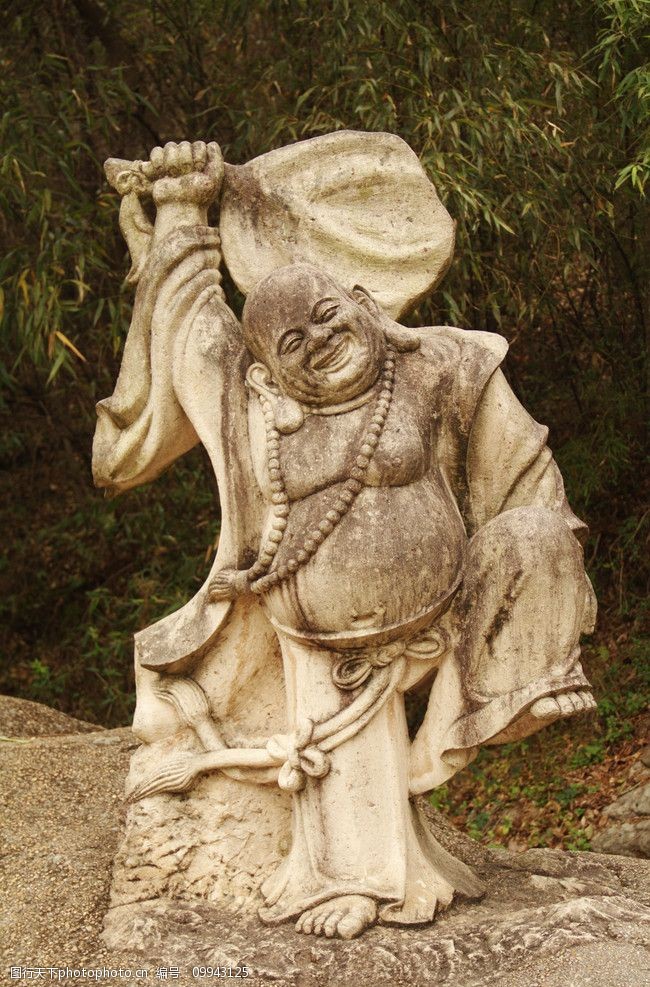 弥勒菩萨雕像图片