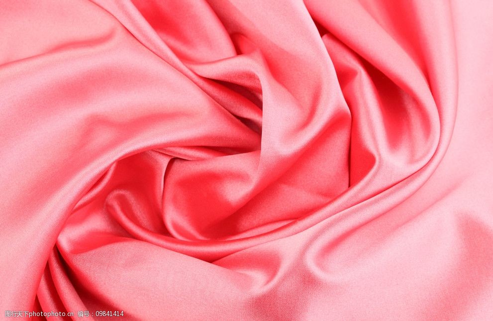 红丝绸红绸缎图片