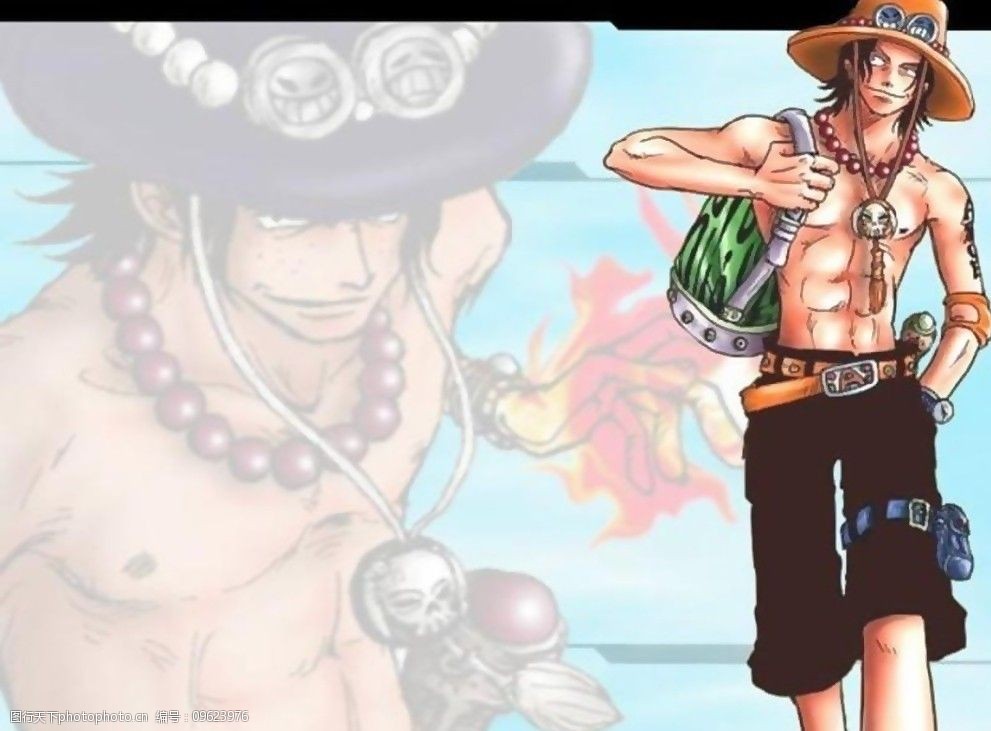 海賊王onepiece艾斯圖片