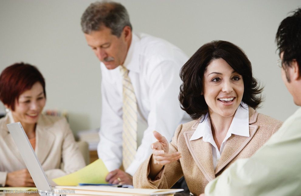 商务洽谈图片