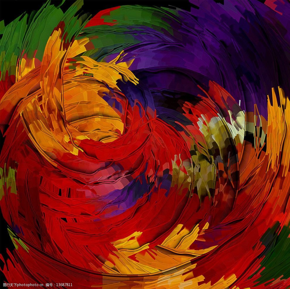 抽象画图片图片-图行天下图库