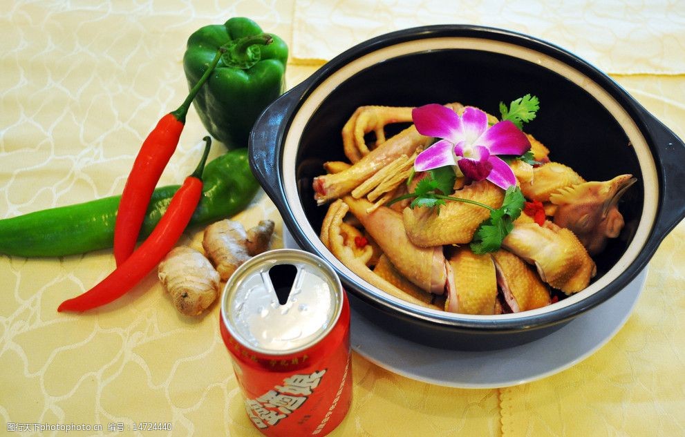 中华美食闽菜酒娘河田鸡图片