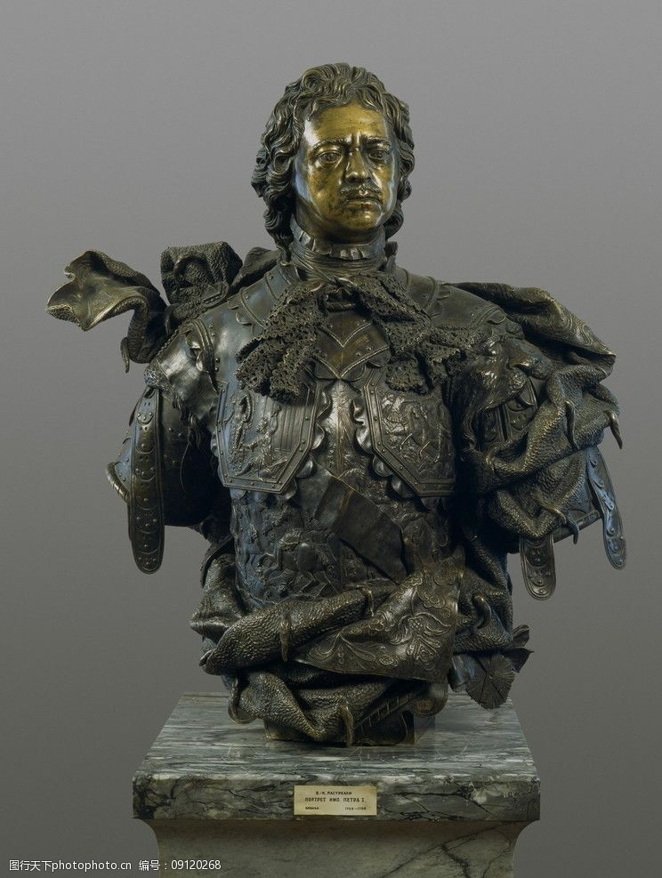 彼得大帝的半身像图片