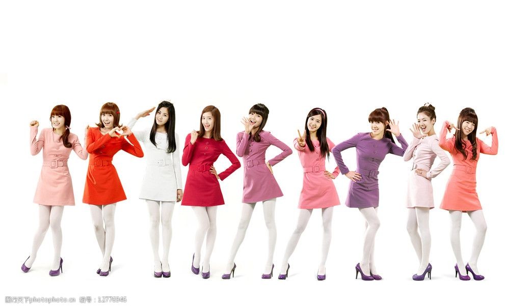 青春美少女组合图片