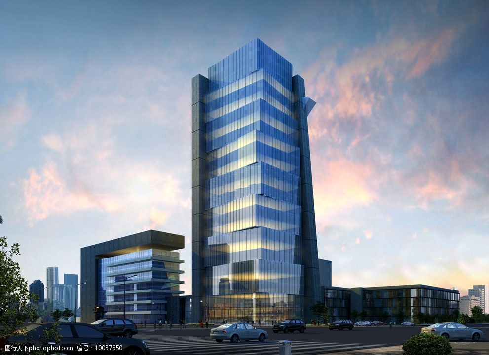 办公建筑效果图图片