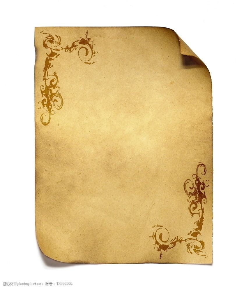 旧纸张背景图片