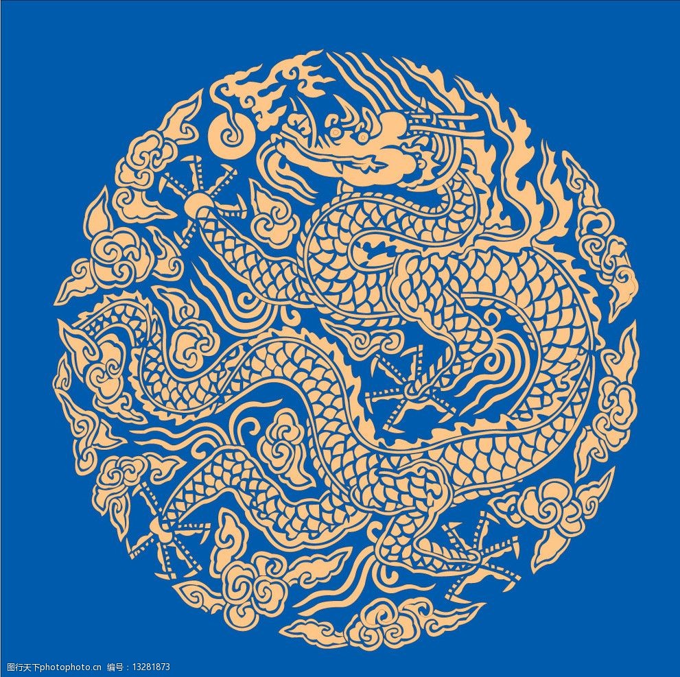 中国龙纹图片