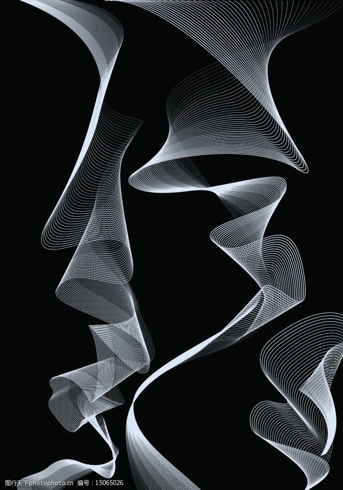 动感线条科技矢量背景图片