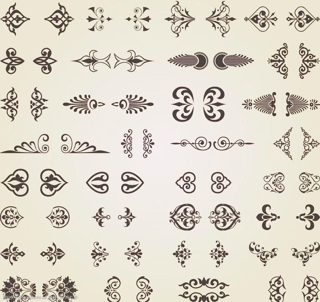 欧式花纹花边边框图片