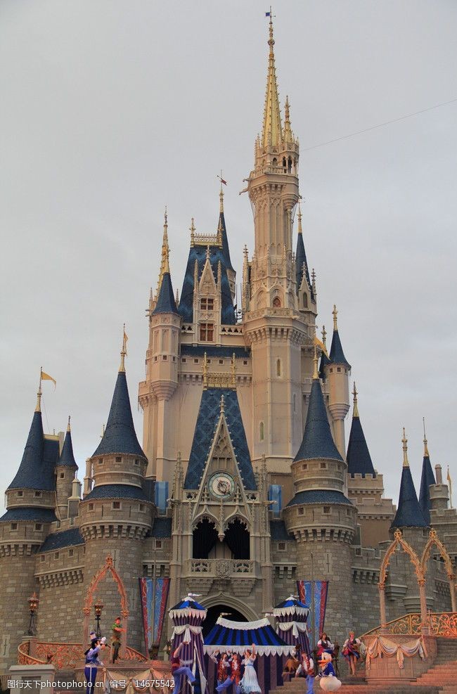 迪士尼城堡图片