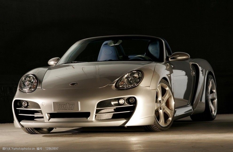 斯巴鲁蓝豹超级敞篷跑车图片