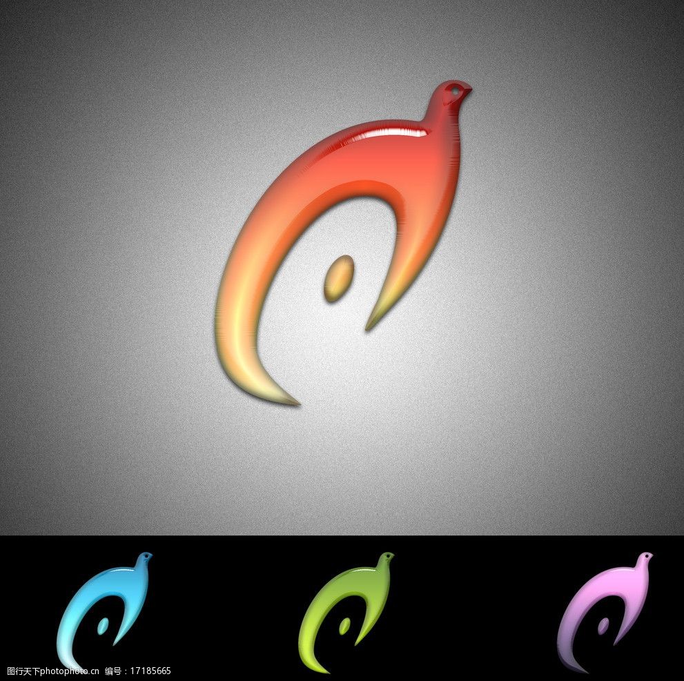 水晶logo设计图片