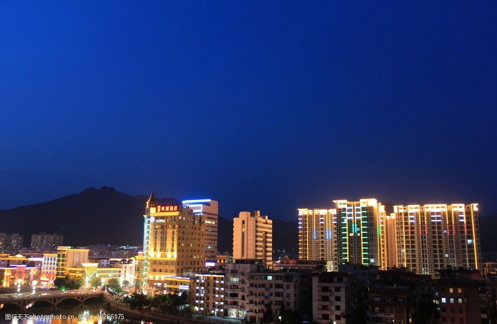 永春县城夜景图片