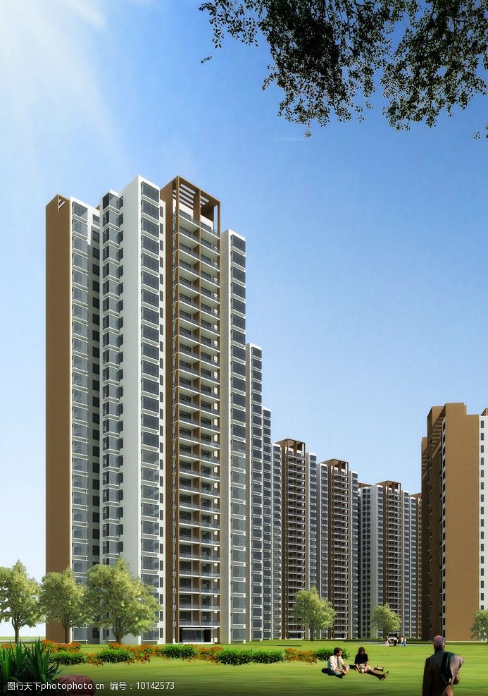 小区效果图图片