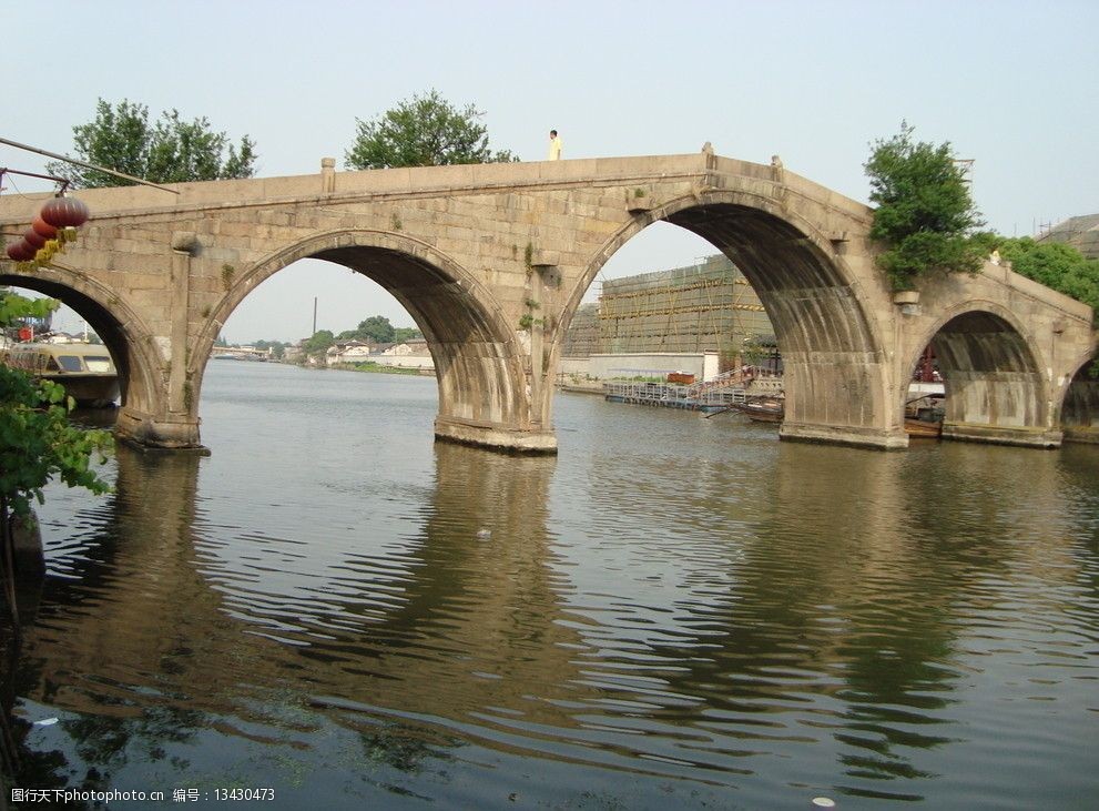 朱家角放生桥远景图片