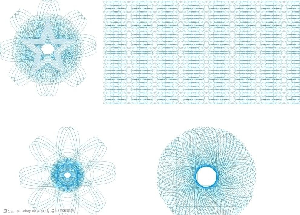 防伪团花版纹图片