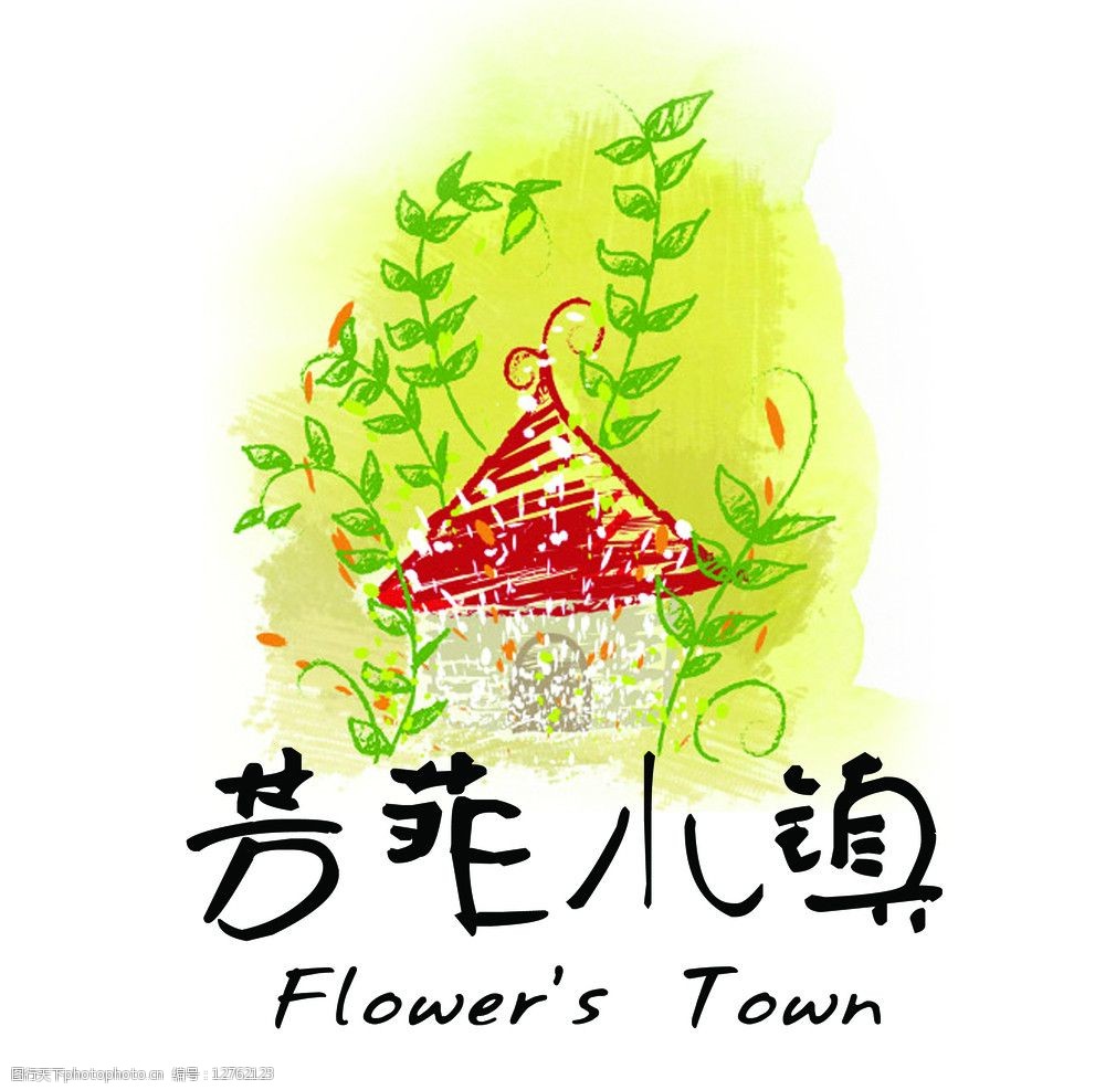 花店logo设计图片