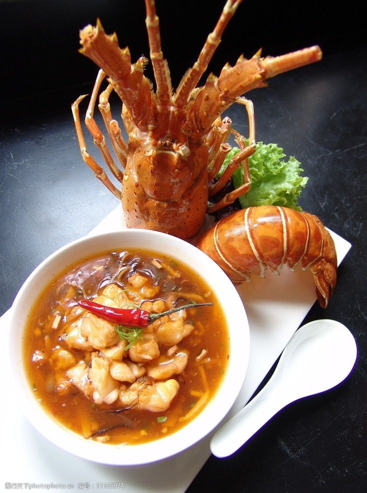 酸辣龙虾汤图片