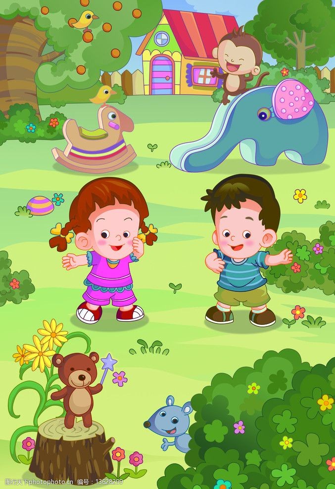 儿童动物乐园图片