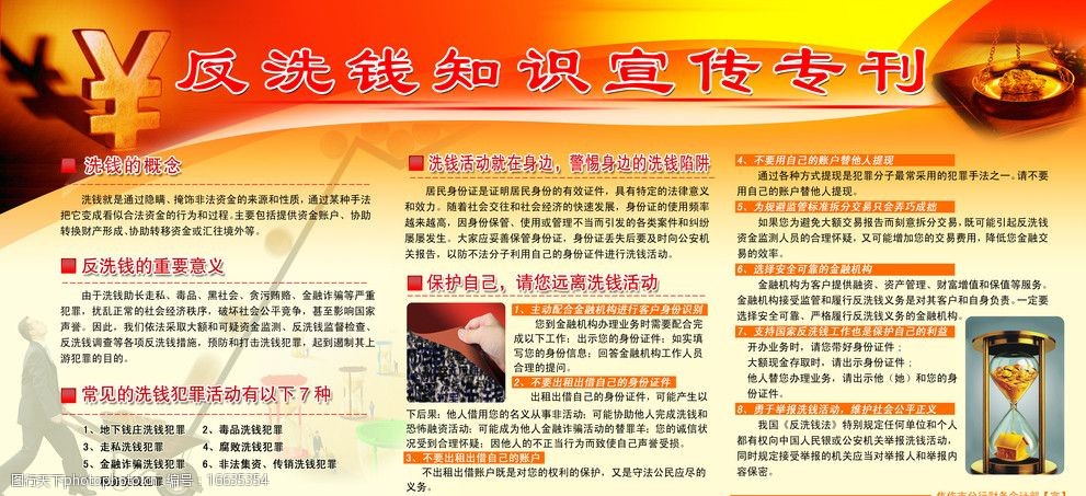 反洗钱知识宣传专刊图片